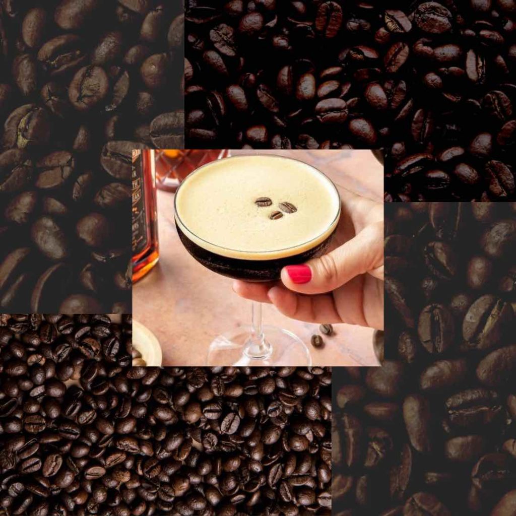 Espresso Martini & Coffee Beans